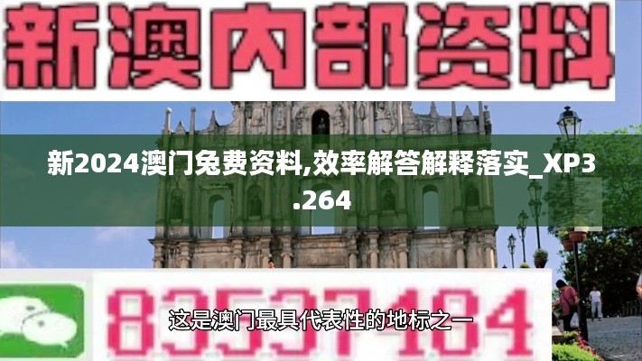 新2024澳门兔费资料,效率解答解释落实_XP3.264