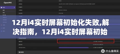 解决指南，12月i4实时屏幕初始化失败问题