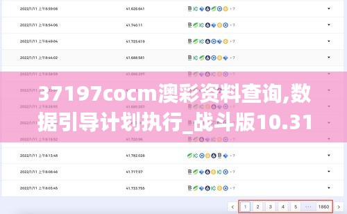 37197cocm澳彩资料查询,数据引导计划执行_战斗版10.318