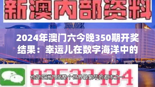 2024年澳门六今晚350期开奖结果：幸运儿在数字海洋中的冒险记录