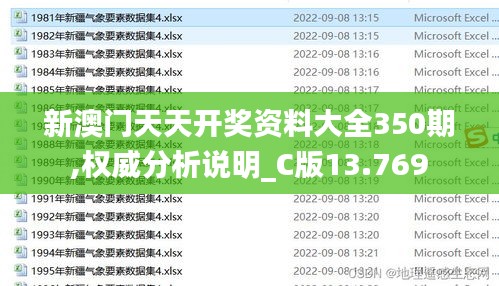 新澳门天天开奖资料大全350期,权威分析说明_C版13.769