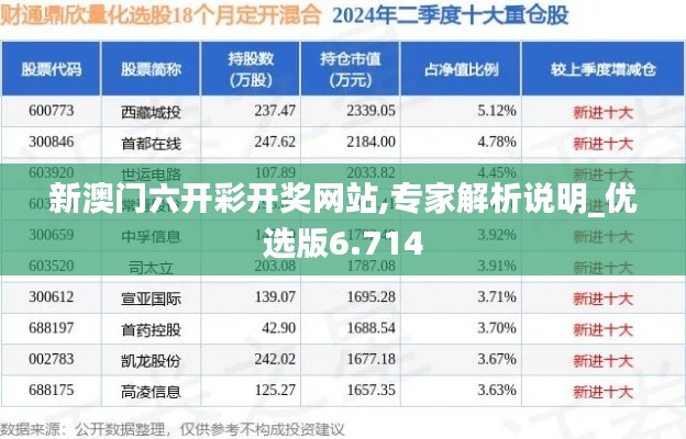 新澳门六开彩开奖网站,专家解析说明_优选版6.714