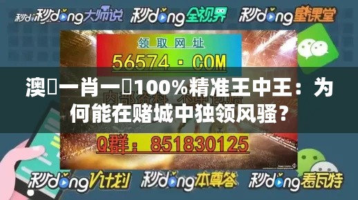 澳門一肖一碼100%精准王中王：为何能在赌城中独领风骚？