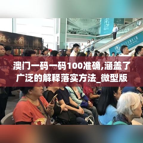 澳门一码一码100准确,涵盖了广泛的解释落实方法_微型版8.957