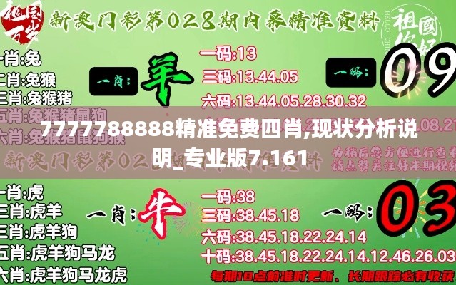 7777788888精准免费四肖,现状分析说明_专业版7.161