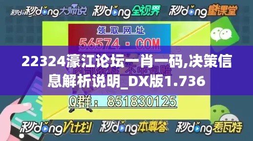 22324濠江论坛一肖一码,决策信息解析说明_DX版1.736