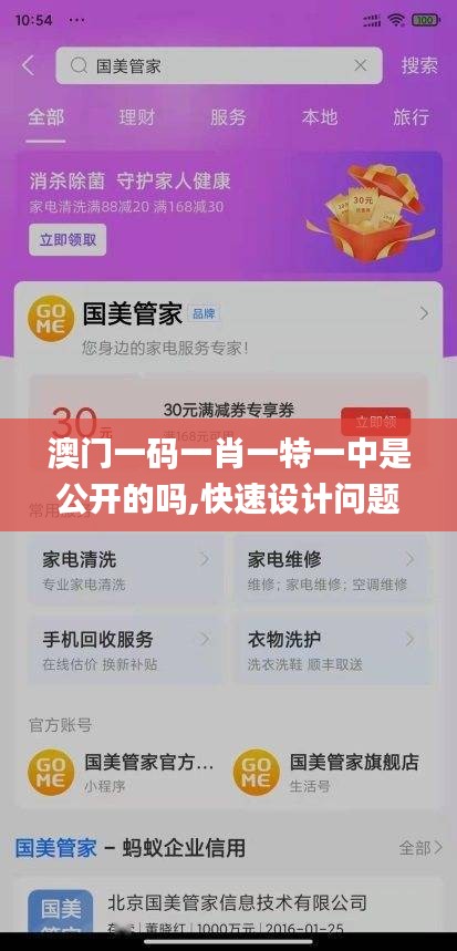 澳门一码一肖一特一中是公开的吗,快速设计问题方案_领航款8.420