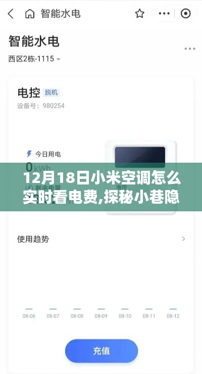 探秘小米空调电费秘密与小巷隐世小店，实时电费查看与别样风情体验