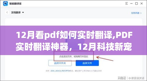 PDF实时翻译神器，12月科技新宠，颠覆阅读体验