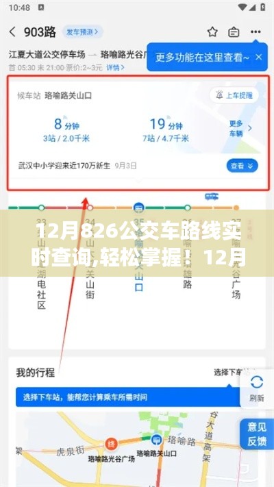 12月最新826公交车路线实时查询指南，轻松掌握最新动态！