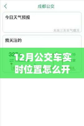 初学者也能轻松掌握！12月公交车实时位置开启全攻略指南