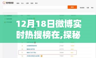 探秘微博热搜巷弄深处的隐藏特色小店，揭秘微博热搜榜下的秘密故事