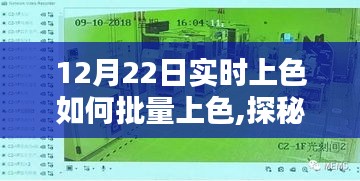 探秘小巷隐世彩坊，揭秘实时上色批量秘籍，12月22日上色新技巧分享！