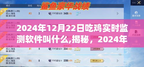 揭秘，2024年最火吃鸡实时监测软件助你成为战场霸主！