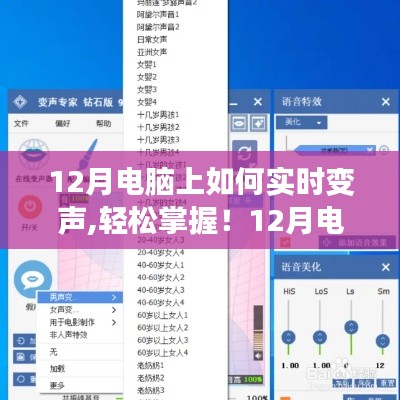 电脑实时变声全攻略，从入门到进阶，轻松掌握十二月变声技巧！