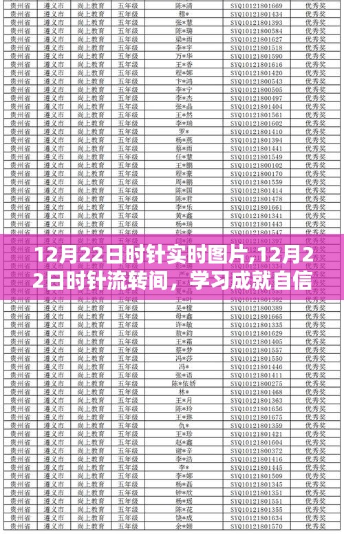 12月22日时针流转间，学习成就自信，每一步照亮前行的路