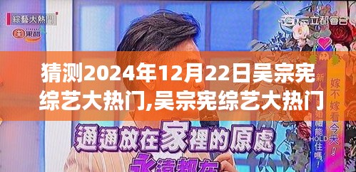 吴宗宪综艺大热门，自信之旅与变化的力量，预测吴宗宪未来节目走向揭秘