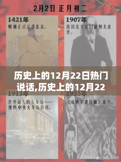 历史上的12月22日，热门话题背后的观点碰撞与深度思考日