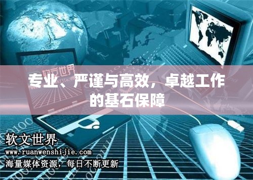 专业、严谨与高效，卓越工作的基石保障