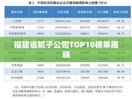 福建省腻子公司TOP10榜单揭晓