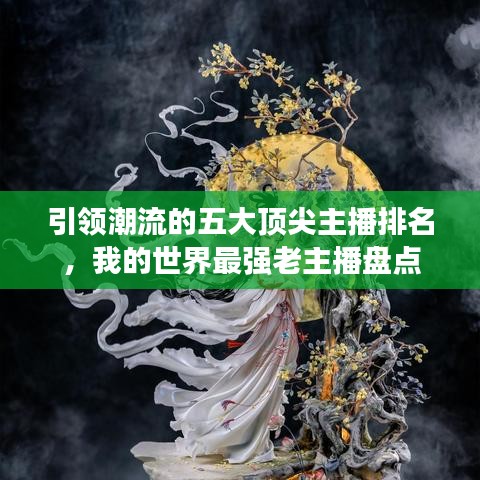 引领潮流的五大顶尖主播排名，我的世界最强老主播盘点