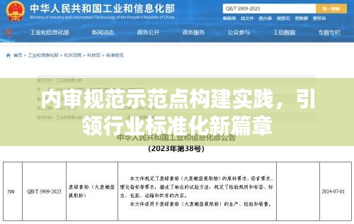 内审规范示范点构建实践，引领行业标准化新篇章