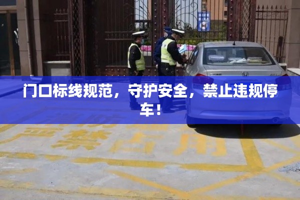 门口标线规范，守护安全，禁止违规停车！