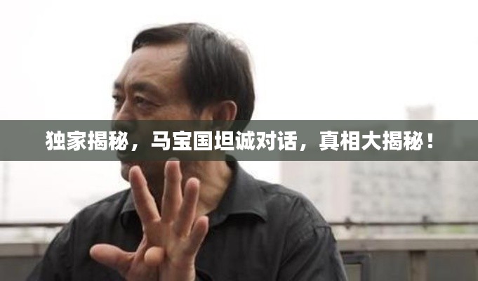 独家揭秘，马宝国坦诚对话，真相大揭秘！