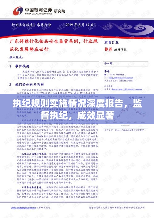 执纪规则实施情况深度报告，监督执纪，成效显著